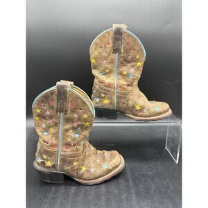 Dan Post Boots Childrens Size 9.5 D Girls Starlett Pull On Western Cowboy Boot